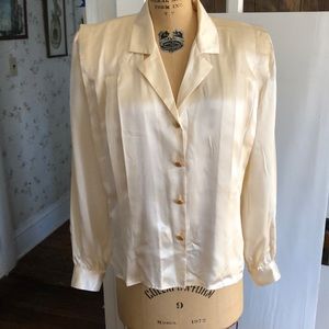 Cardiere et Cie Vintage Silk Blouse Size 12